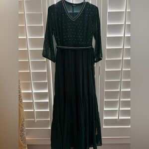 Green Maxi- House of Indya